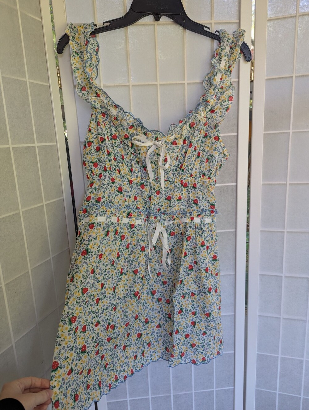 For Love And Lemons Strawberry Kiss Slip Dress NWT